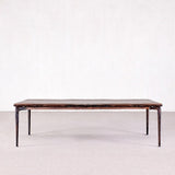 Reclaimed Pine & Iron Coffee Table 1500 x 850 x 430H - Brown & Home