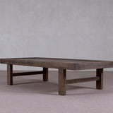 Reclaimed Fir Pine Coffee Table DARK BROWN