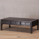 Black Coffee Table w Drawers
