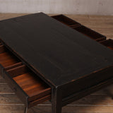 Black Coffee Table w Drawers