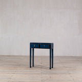 Small Blue High Gloss Hall Table 