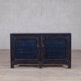 High Gloss Navy Cabinet