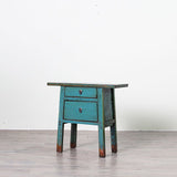 Bright Blue Side Table 950 x 400 x 880H - Brown & Home