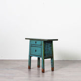 Bright Blue Side Table 950 x 400 x 880H - Brown & Home