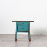 Bright Blue Side Table 950 x 400 x 880H - Brown & Home