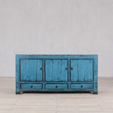 Bright Blue Sideboard 1900 x 450 x 930H - Brown & Home