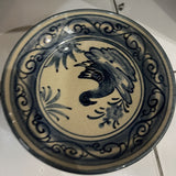 Blue and White Ceramic Plate