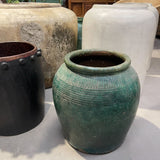 Antique Green 300 Year Old Pot