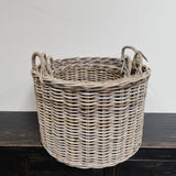 rattan wood basket