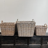 rattan wood basket