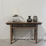 Reclaimed Elm Side Table NATURAL