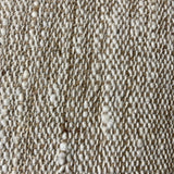 Brown & Home - Cotton Hessian Fringe NATURAL Cover ONLY - Brown & Home