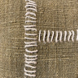 Brown & HOME Cotton Stitch Wasabi MOSS Cover ONLY - 50 x 50 - Brown & Home