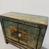 Antique High Gloss Painted Cabinet c.1930 - Brown & Home