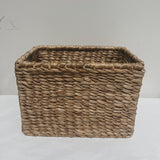 Water Hyacinth Basket w Iron Frame