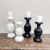wooden candle