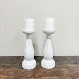 wooden candle
