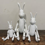 wooden rabbits