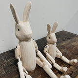 wooden natural rabbit