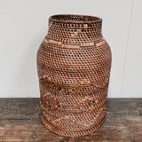 Rattan Basket w Zig Zag