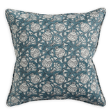 Walter G - Iznik Mineral ( Hand Block Printed ) Cushion Cover ONLY