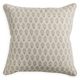 Walter G -Ashfa Elm (Hand Block Printed ) Cushion Cover ONLY - Brown & Home