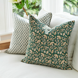 Walter G - Antibes Byzantine (Hand Block Printed) Cushion Cover ONLY