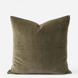 Citta - Cotton Velvet Sage Cushion Cover ONLY