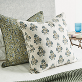 Walter G - Ankara Slate (Hand Block Printed) Cushion Cover ONLY