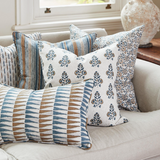 Walter G - Ankara Walnut (Hand Block Printed) Cushion Cover ONLY