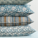 Walter G - Iznik Mineral ( Hand Block Printed ) Cushion Cover ONLY