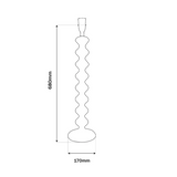 Stockholm Lamp Base BLACK 855H