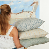 Dubrovnik Elm ( Hand Block Printed) Cushion Cover ONLY