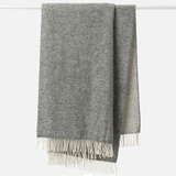 Cittá - Wool Throw GREY 1300 x 1800 - Brown & Home