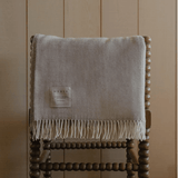 Weave - Harris Throw NATURAL 1450 x 2000 - Brown & Home