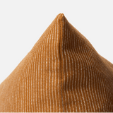 Cittá- Fine Striped ORANGE PEEL Cushion Cover ONLY - Brown & Home