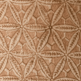 Amelie (Hand Block Printed) Velvet Cushion Cover - Brown & Home