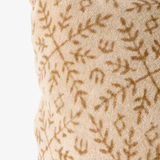 Jolie (Hand Block Printed) Velvet Cushion Cover ONLY - Brown & Home