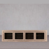 Reclaimed Natural Pine Low Sideboard - Brown & Home