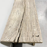 Reclaimed Elm Wood Hall Table / Bench NATURAL