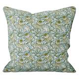 Walter G Iznik Moss Celadon (Hand Block Printed) Cushion Cover