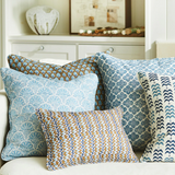 Walter G St Tropez Azure (Hand Block Printed) Cushion Cover
