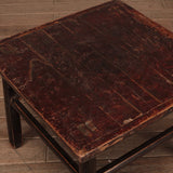 Antique Square Table DARK BROWN