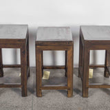 rectangular stool / side table