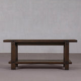 RECLAIMED HALL TABLE in dark brown 
