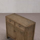 Cabinet with Two Doors & Drawers NATURAL
