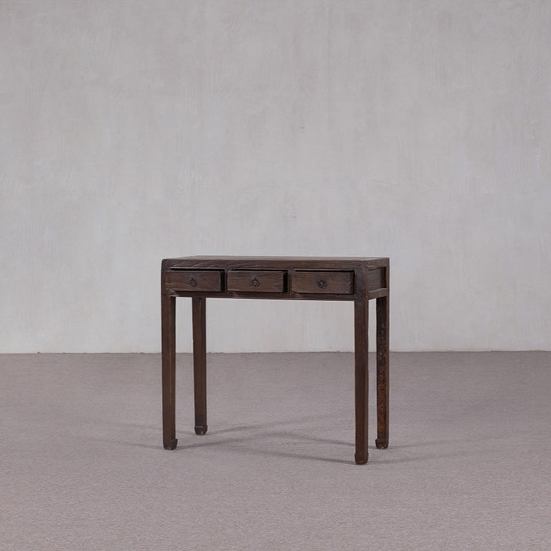 Reclaimed Hall Table DARK BROWN