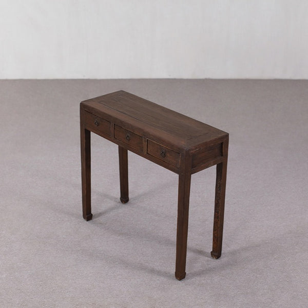 Reclaimed Hall Table DARK BROWN