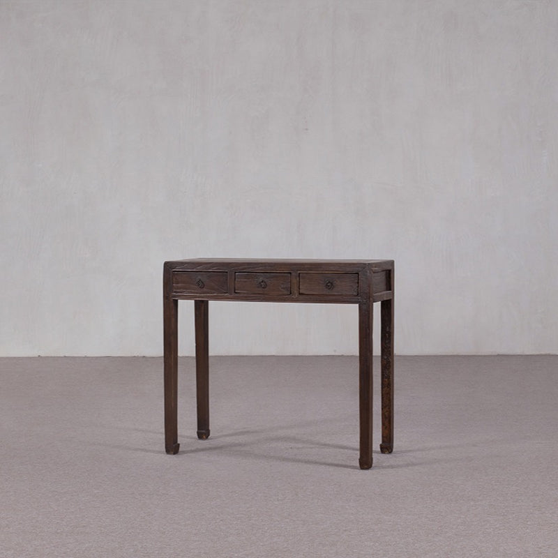 Reclaimed Hall Table DARK BROWN