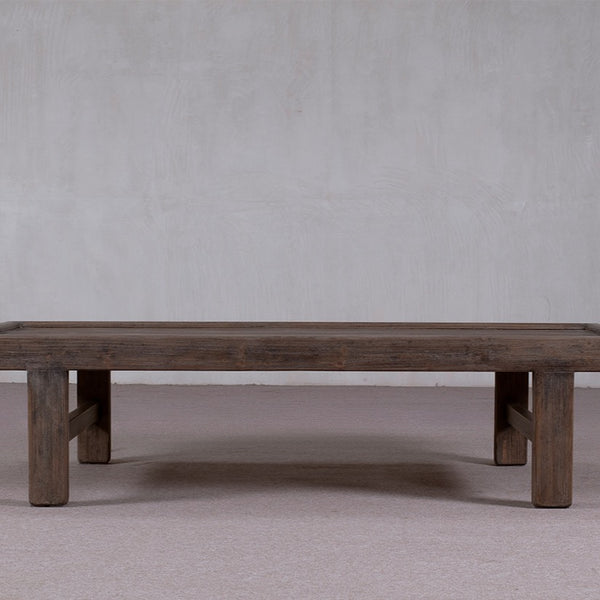Reclaimed Fir Pine Coffee Table DARK BROWN